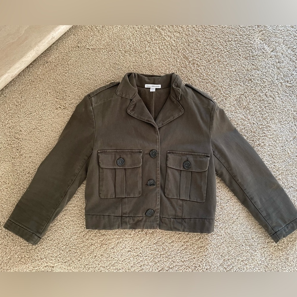 James Perse Standard Crop Military Jacket